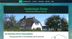 Desktop Screenshot of baubiologie-mg.de