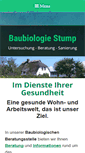 Mobile Screenshot of baubiologie-mg.de